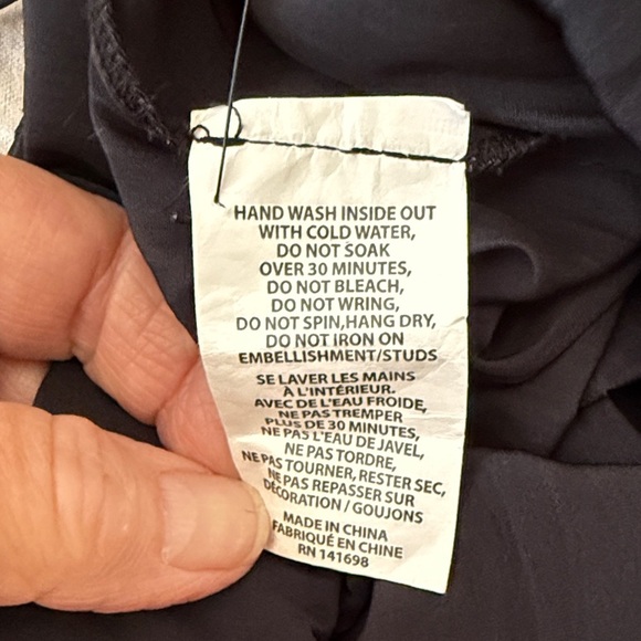 Ramy Brook Elegant Black Blouse with Eyelet Details - Picture 12 of 16